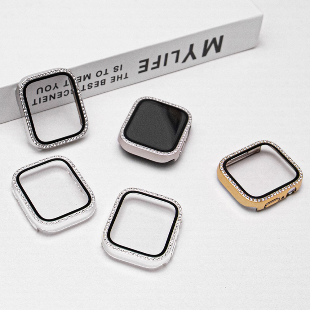 NEW Glass+Diamond Case For App - Smartwatch New Watches review and price