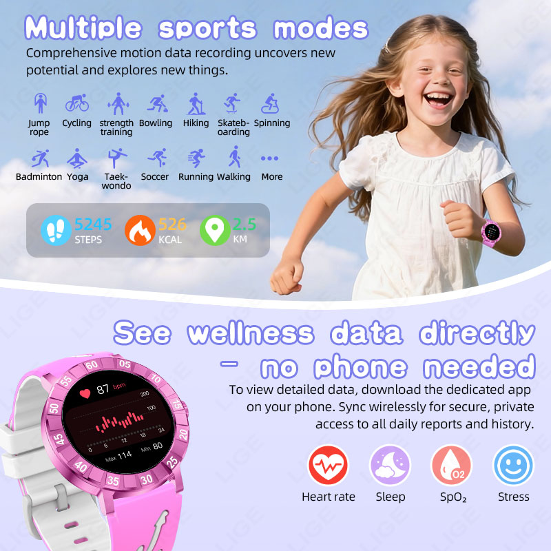 New Kids Smart Watch 2026 HRV  - Smartwatch Watches Useful Gift For Boys review and price