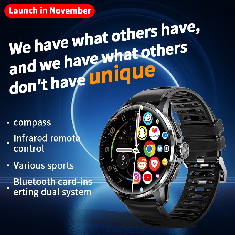 H100 Smart Watch 1.8inch Amole - Smartwatch Watch Whatsapp review and price