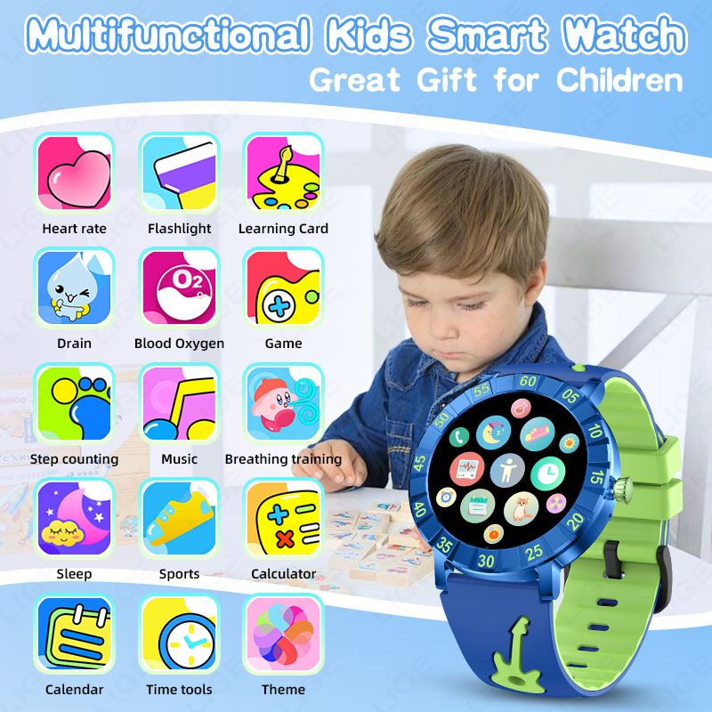 LIGE 2026 HRV Kids Smart Watch - Smartwatch Watches Useful Gift For Boys review and price