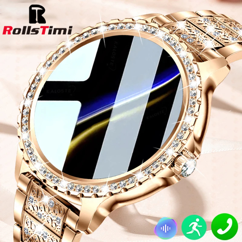 Fashion Luxury Gold Women Smar - Watches Ladies Smartwatch review and price